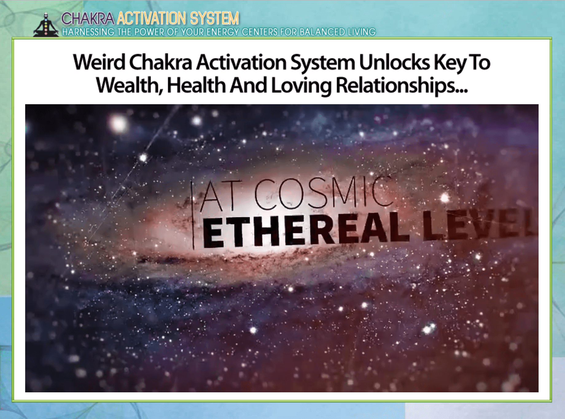 Unlocks the key to wealth, health and loving relationships