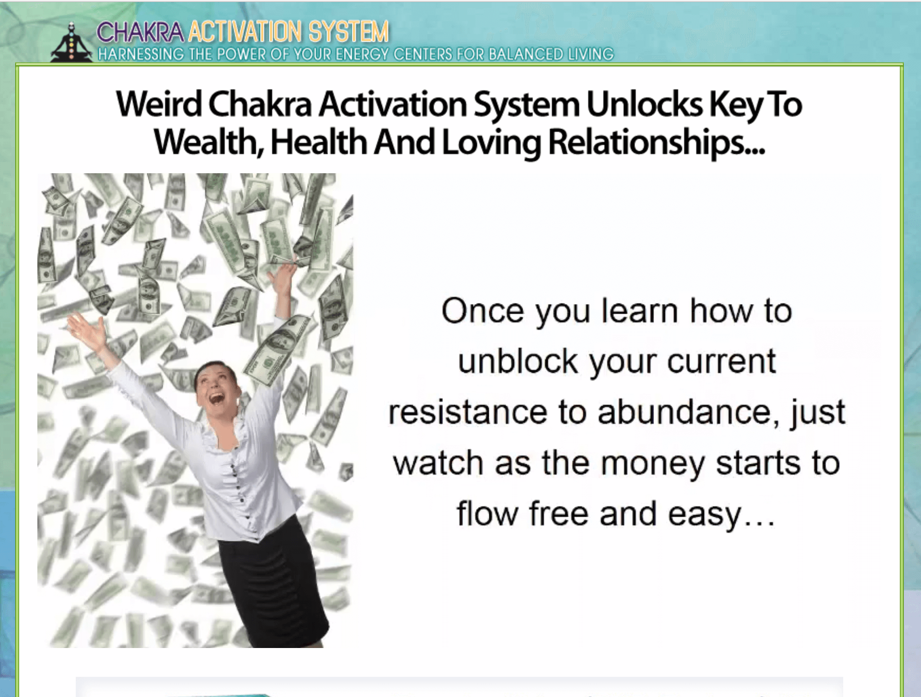 Unlocks the key to wealth health and loving relationships