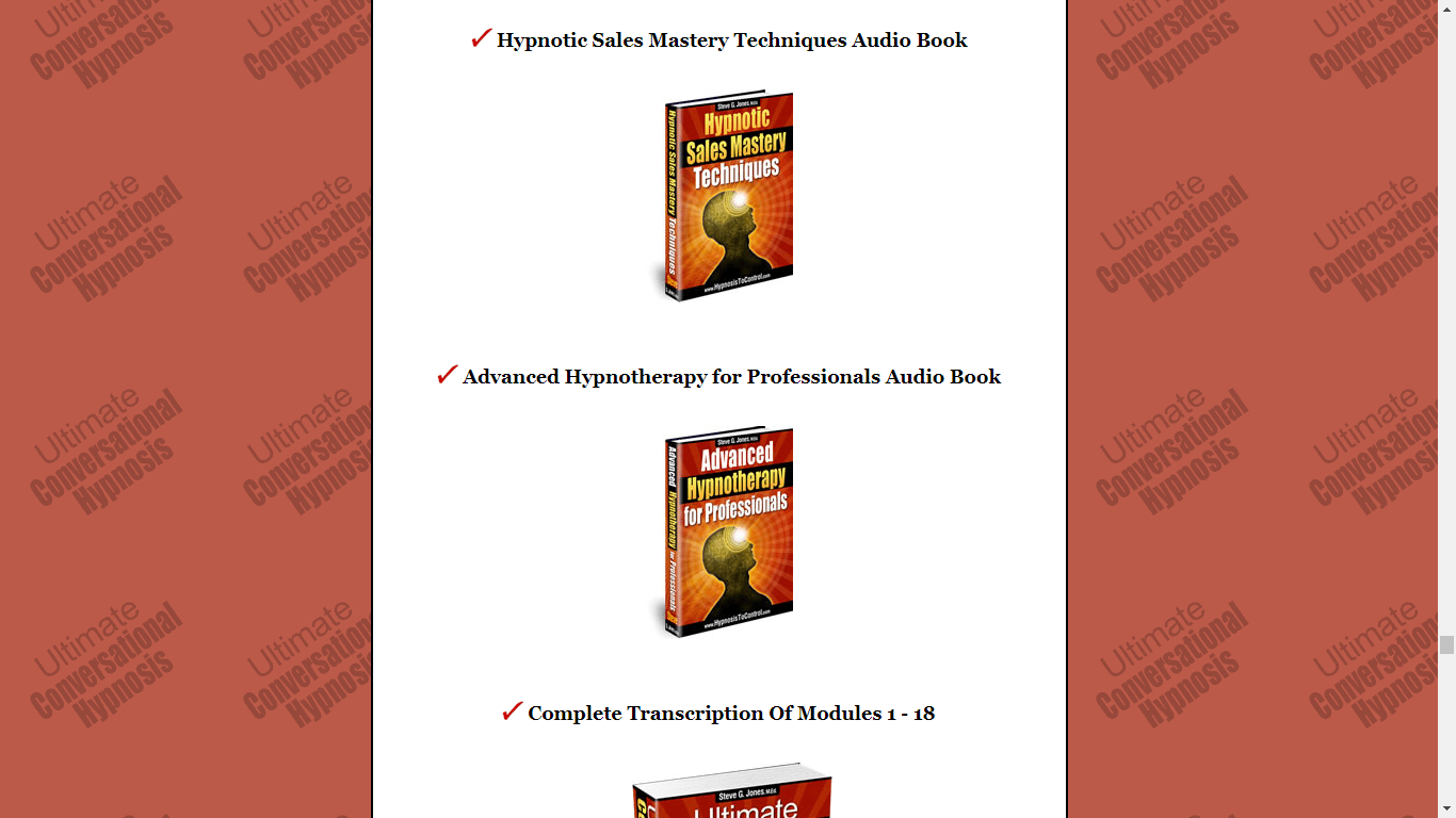 Ultimate Conversational Hypnosis Review Control Every Conversation